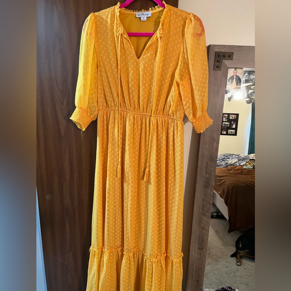 Yellow Polka Dot Dress